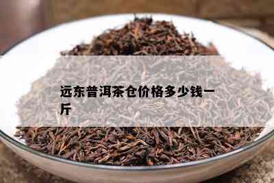 远东普洱茶仓价格多少钱一斤