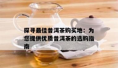 探寻更佳普洱茶购买地：为您提供优质普洱茶的选购指南