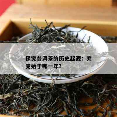 探究普洱茶的历史起源：究竟始于哪一年？