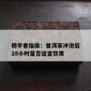 初学者指南：普洱茶冲泡后28小时是否适宜饮用