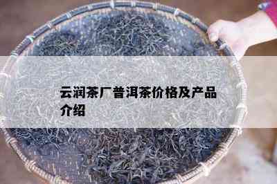 云润茶厂普洱茶价格及产品介绍