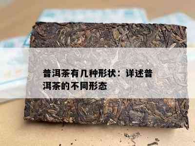 普洱茶有几种形状：详述普洱茶的不同形态