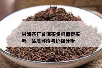 兴海茶厂普洱茶贵吗值得买吗：品质评价与价格分析