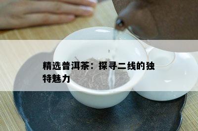 精选普洱茶：探寻二线的独特魅力