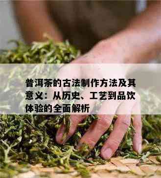 普洱茶的古法制作方法及其意义：从历史、工艺到品饮体验的全面解析