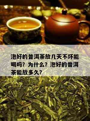 泡好的普洱茶放几天不坏能喝吗？为什么？泡好的普洱茶能放多久？