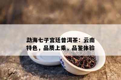 勐海七子宫廷普洱茶：云南特色，品质上乘，品鉴体验