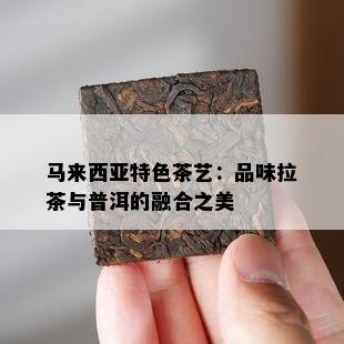 马来西亚特色茶艺：品味拉茶与普洱的融合之美