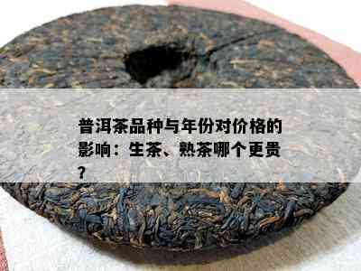 普洱茶品种与年份对价格的影响：生茶、熟茶哪个更贵？