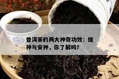 普洱茶的两大神奇功效：提神与安神，你了解吗？