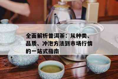 全面解析普洱茶：从种类、品质、冲泡方法到市场行情的一站式指南