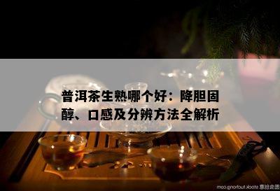 普洱茶生熟哪个好：降胆固醇、口感及分辨方法全解析