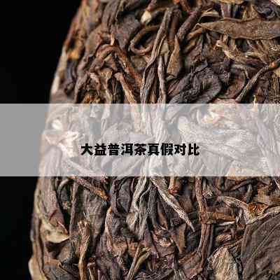 大益普洱茶真假对比