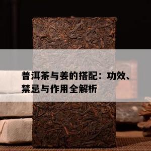 普洱茶与姜的搭配：功效、禁忌与作用全解析