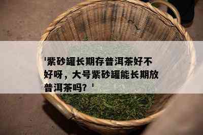 '紫砂罐长期存普洱茶好不好呀，大号紫砂罐能长期放普洱茶吗？'