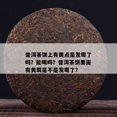 普洱茶饼上有黄点是发霉了吗？能喝吗？普洱茶饼里面有黄斑是不是发霉了？