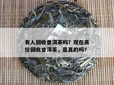 有人回收普洱茶吗？现在高价回收普洱茶，是真的吗？