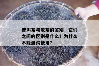 普洱茶与散茶的鉴别：它们之间的区别是什么？为什么不能混淆使用？