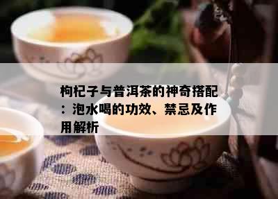 枸杞子与普洱茶的神奇搭配：泡水喝的功效、禁忌及作用解析