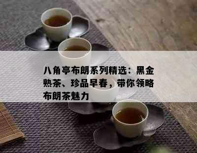 八角亭布朗系列精选：黑金熟茶、珍品早春，带你领略布朗茶魅力