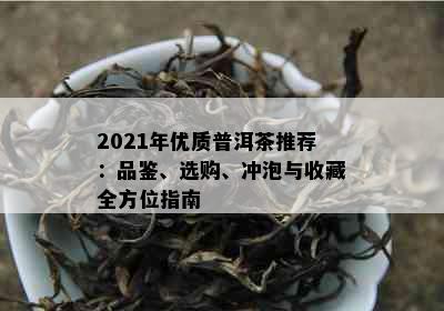 2021年优质普洱茶推荐：品鉴、选购、冲泡与收藏全方位指南