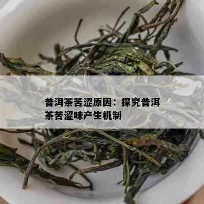 普洱茶苦涩原因：探究普洱茶苦涩味产生机制