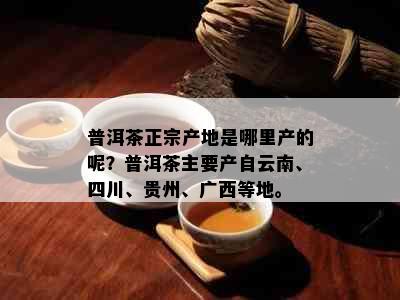 普洱茶正宗产地是哪里产的呢？普洱茶主要产自云南、四川、贵州、广西等地。