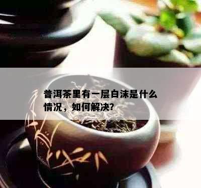 普洱茶里有一层白沫是什么情况，如何解决？