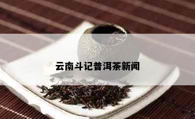 云南斗记普洱茶新闻