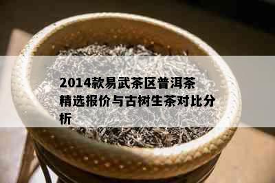 2014款易武茶区普洱茶精选报价与古树生茶对比分析