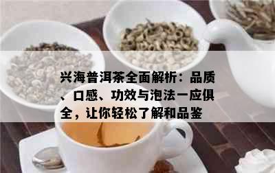 兴海普洱茶全面解析：品质、口感、功效与泡法一应俱全，让你轻松了解和品鉴