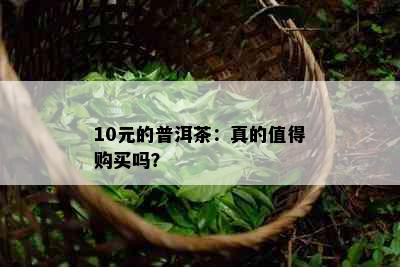 10元的普洱茶：真的值得购买吗？