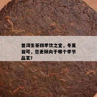 普洱生茶四季饮之宜，冬夏皆可，您更倾向于哪个季节品茗？