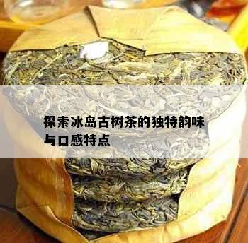 探索冰岛古树茶的独特韵味与口感特点