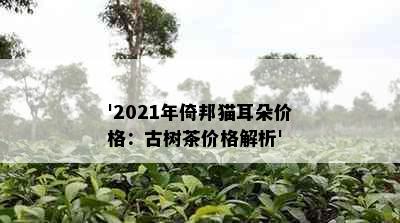 '2021年倚邦猫耳朵价格：古树茶价格解析'