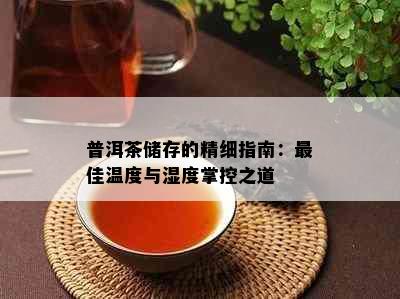 普洱茶储存的精细指南：更佳温度与湿度掌控之道