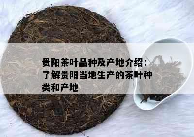 贵阳茶叶品种及产地介绍：了解贵阳当地生产的茶叶种类和产地