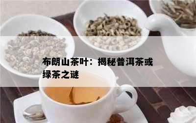 布朗山茶叶：揭秘普洱茶或绿茶之谜