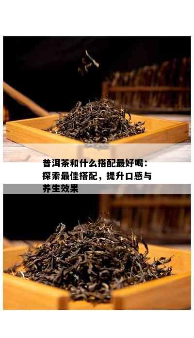 普洱茶和什么搭配更好喝：探索更佳搭配，提升口感与养生效果