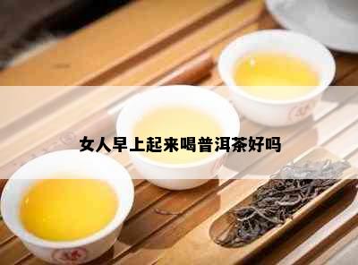 女人早上起来喝普洱茶好吗