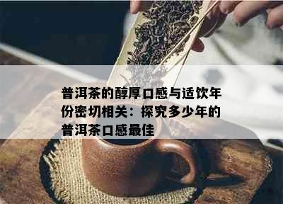 普洱茶的醇厚口感与适饮年份密切相关：探究多少年的普洱茶口感更佳