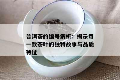 普洱茶的编号解析：揭示每一款茶叶的独特故事与品质特征