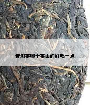 普洱茶哪个茶山的好喝一点