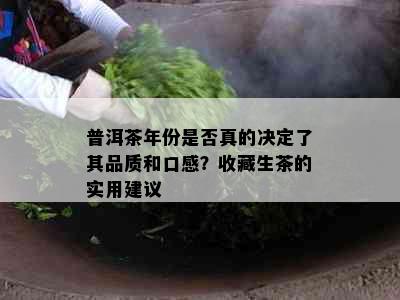 普洱茶年份是否真的决定了其品质和口感？收藏生茶的实用建议