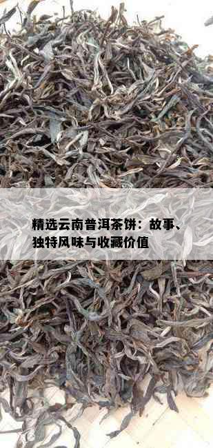 精选云南普洱茶饼：故事、独特风味与收藏价值