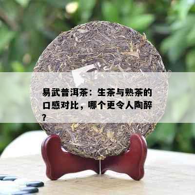 易武普洱茶：生茶与熟茶的口感对比，哪个更令人陶醉？