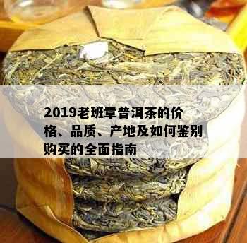 2019老班章普洱茶的价格、品质、产地及如何鉴别购买的全面指南