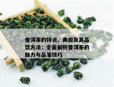 普洱茶的特点、典故及其品饮方法：全面解析普洱茶的魅力与品鉴技巧