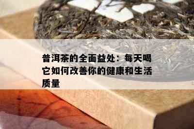 普洱茶的全面益处：每天喝它如何改善你的健康和生活质量