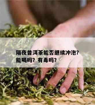 隔夜普洱茶能否继续冲泡？能喝吗？有吗？